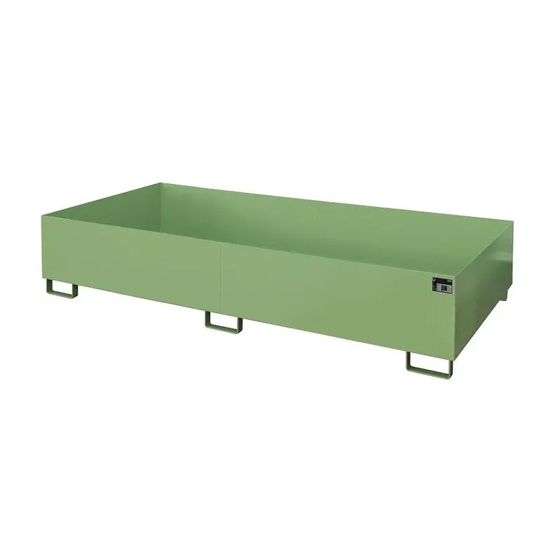 Smooth shelf, painted, green