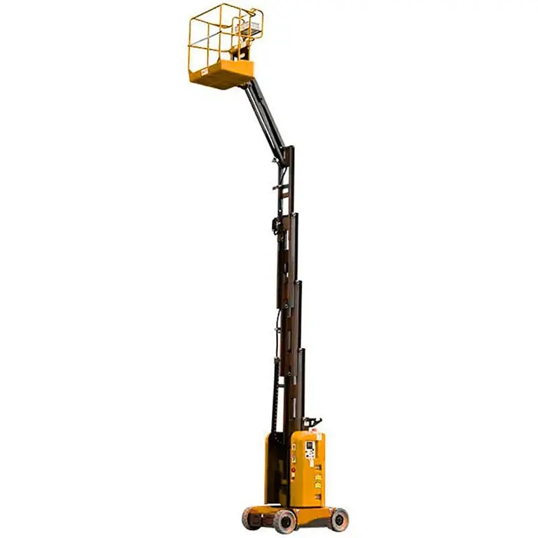 Lifting platform vertical mast with arm 7,9m-200kg