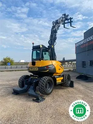 Mecalac 9MWR wheel excavator