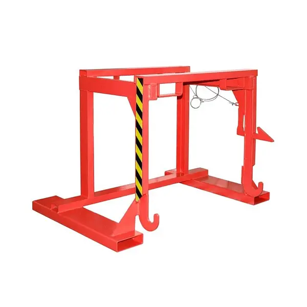 Travesaño para volquetes apilables, pintado, rojo fuego