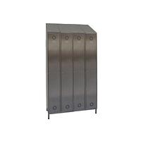 Locker de acero inoxidable de 1 puerta