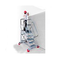 Ladder Aluminium Platform and 4 Wheels