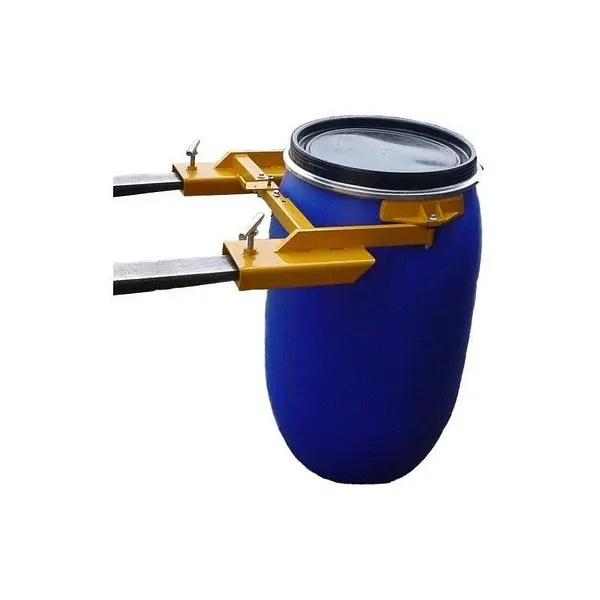 Accesorio de cinta vertical para montacargas para levantar tambores de plástico y chapa de 200 litros