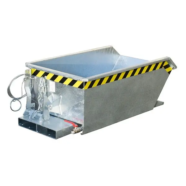 Mini contenedor de virutas, galvanizado en caliente