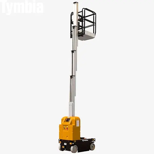 Plataforma Elevadora mástil vertical con brazo 7,5m-125kg