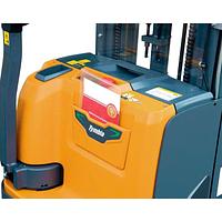 Electric stacker 2000kg at 5000mm Lithium 24V / 300AH