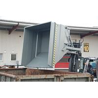 Contenedor basculante, galvanizado en caliente