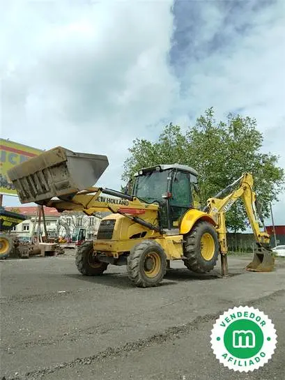 New Holland LB95 backhoe loader