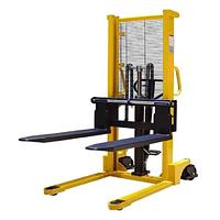 Manupack manual stacker 1000 kg 1600 mm with mobile forks
