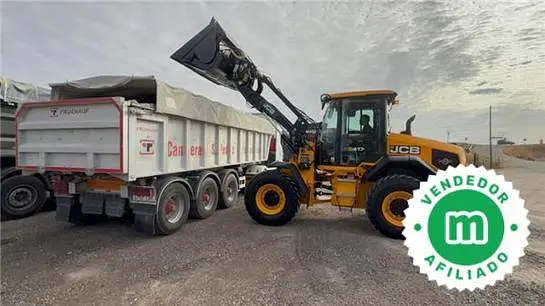 JCB 417 S5 HT articulated wheel loader with high dump bucket