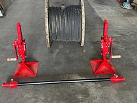 Pair of reel jack supports 10000 kg